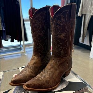 Brown Western Leather Boots